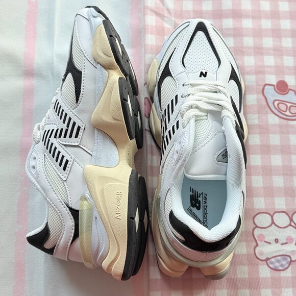 New Balance 9060 White Navy - Picture 5 of 6